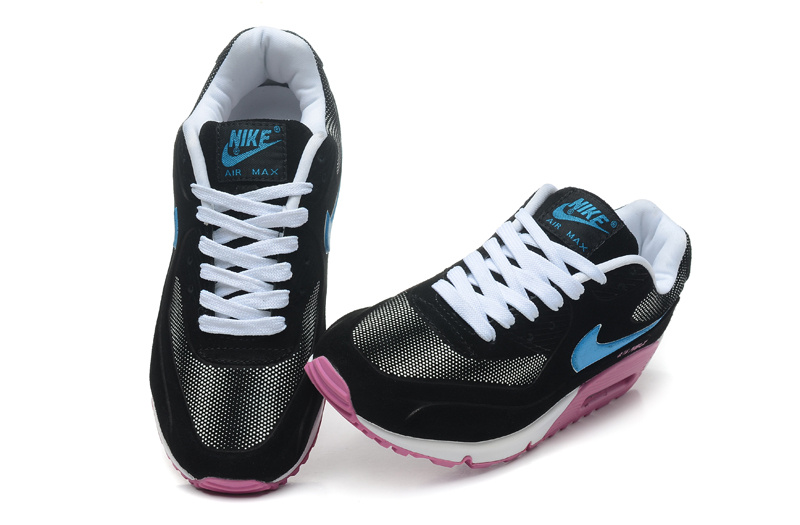 Nike Air Max Shoes Womens Black/Blue/White Online